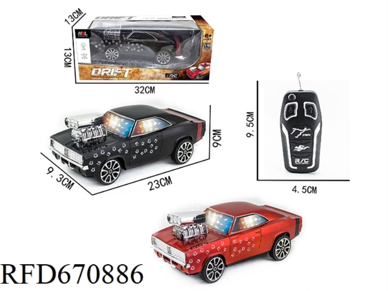 1:18 TWO-WAY DODGE 3D REMOTE CONTROL CAR