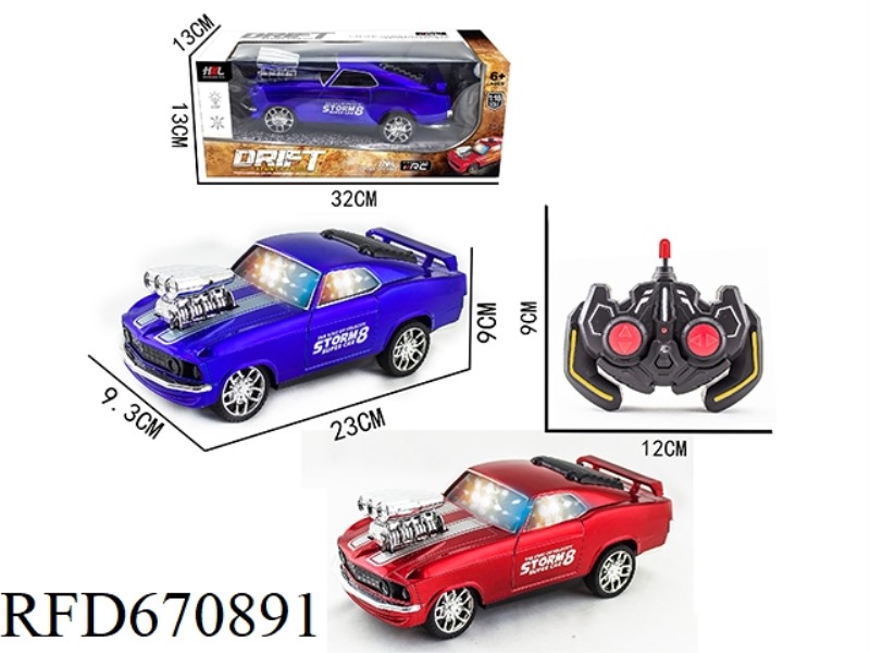 1:18 FOUR-WAY CHEVROLET 3D REMOTE CONTROL CAR