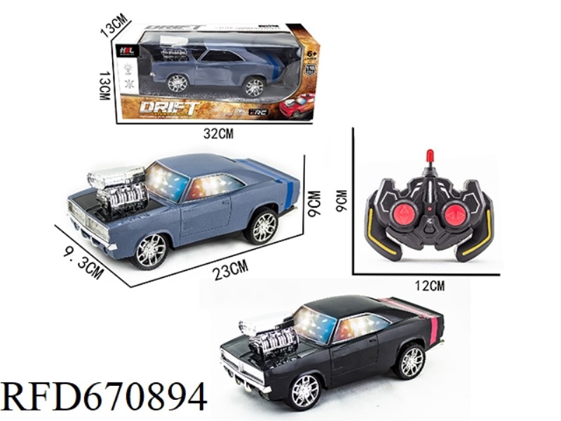 1:18 FOUR-WAY DODGE 3D REMOTE CONTROL CAR