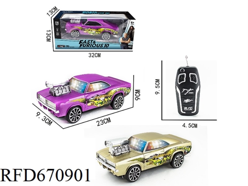 1:18 TWO-WAY DODGE 3D REMOTE CONTROL CAR