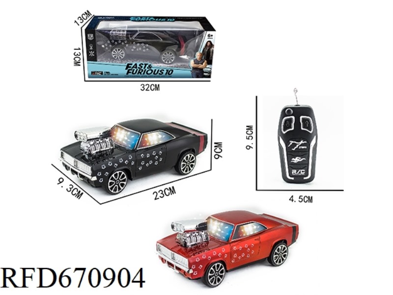 1:18 TWO-WAY DODGE 3D REMOTE CONTROL CAR