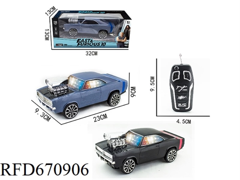 1:18 TWO-WAY DODGE 3D REMOTE CONTROL CAR