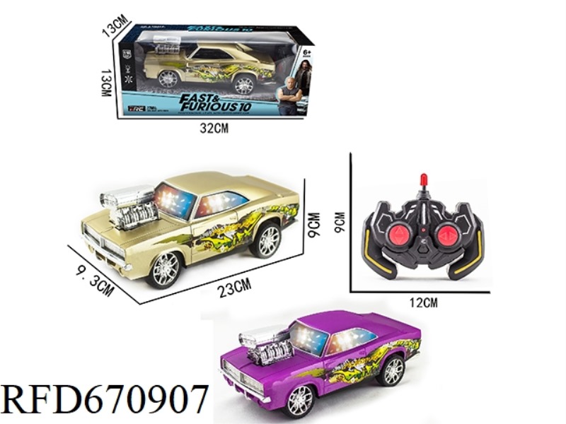 1:18 FOUR-WAY DODGE 3D REMOTE CONTROL CAR