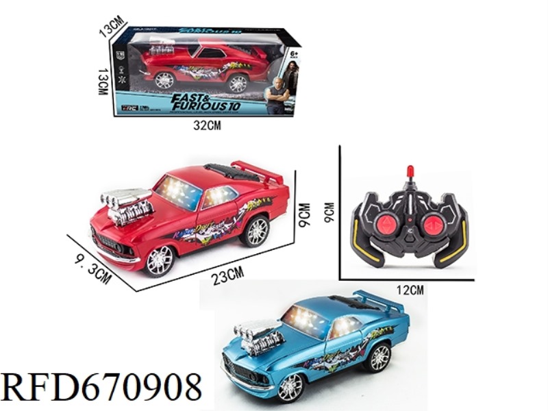 1:18 FOUR-WAY CHEVROLET 3D REMOTE CONTROL CAR