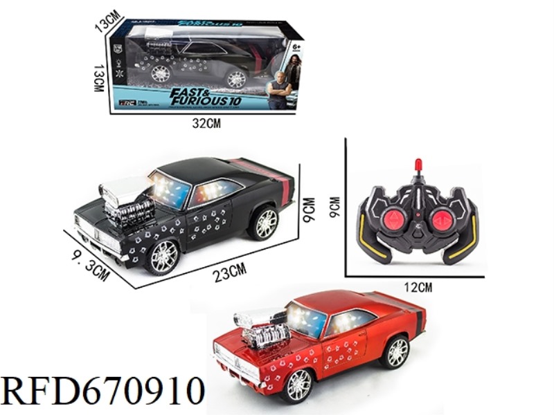 1:18 FOUR-WAY DODGE 3D REMOTE CONTROL CAR