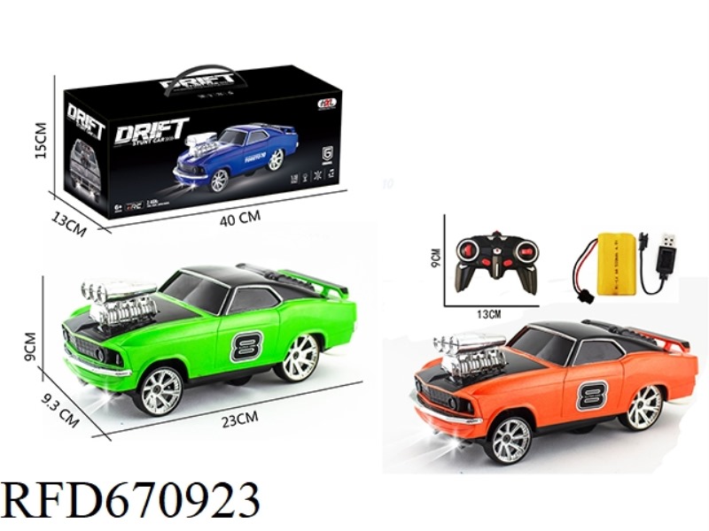 6 2.4G CHEVROLET REMOTE-CONTROLLED DRIFT STUNT CARS
