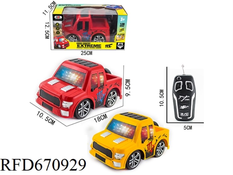 Q-VERSION FORD RAPTOR SIMULATION TWO-WAY REMOTE CONTROL CAR