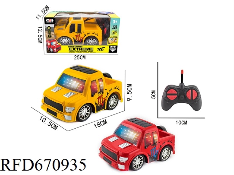Q-VERSION FORD RAPTOR SIMULATION FOUR-WAY REMOTE CONTROL CAR
