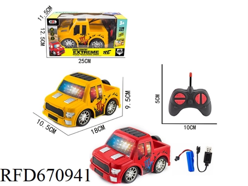 Q-VERSION FORD RAPTOR SIMULATION FOUR-WAY REMOTE CONTROL CAR