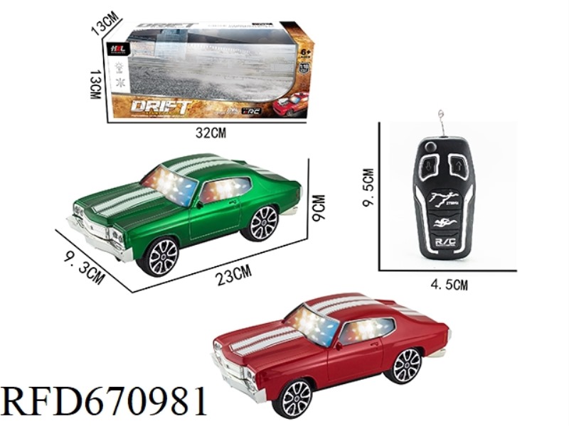 1:18 TWO-WAY CHEVROLET 3D REMOTE CONTROL CAR