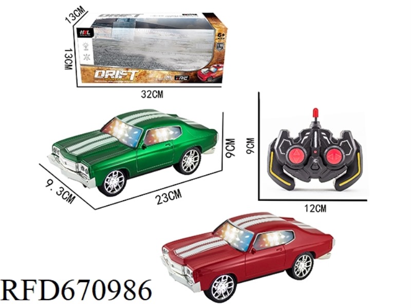 1:18 FOUR-WAY CHEVROLET 3D REMOTE CONTROL CAR