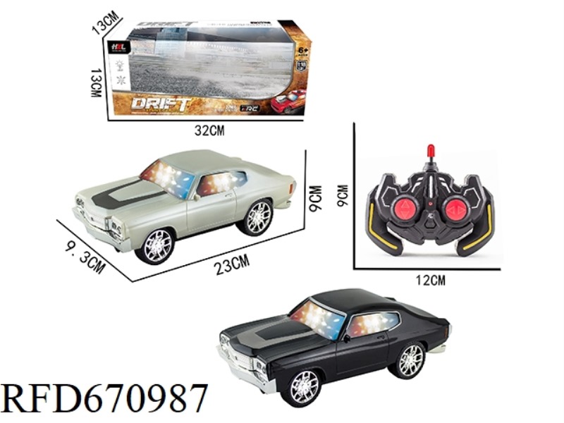 1:18 FOUR-WAY CHEVROLET 3D REMOTE CONTROL CAR