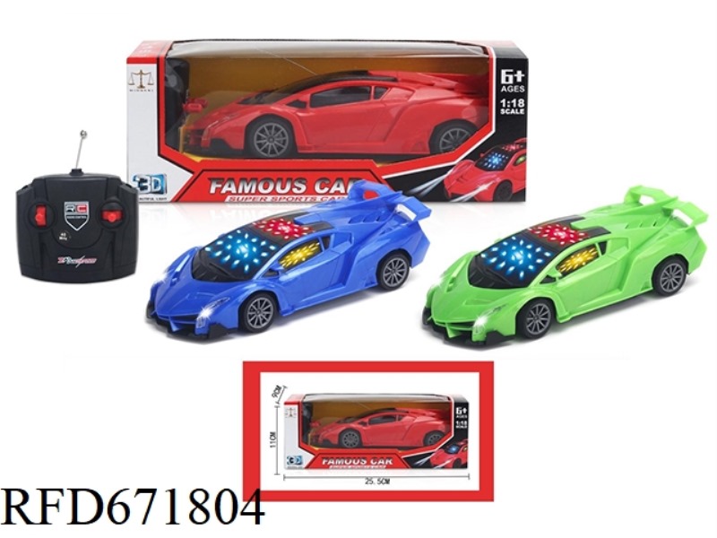 1:18 LAMBORGHINI IMITATION POISON REAL CAR