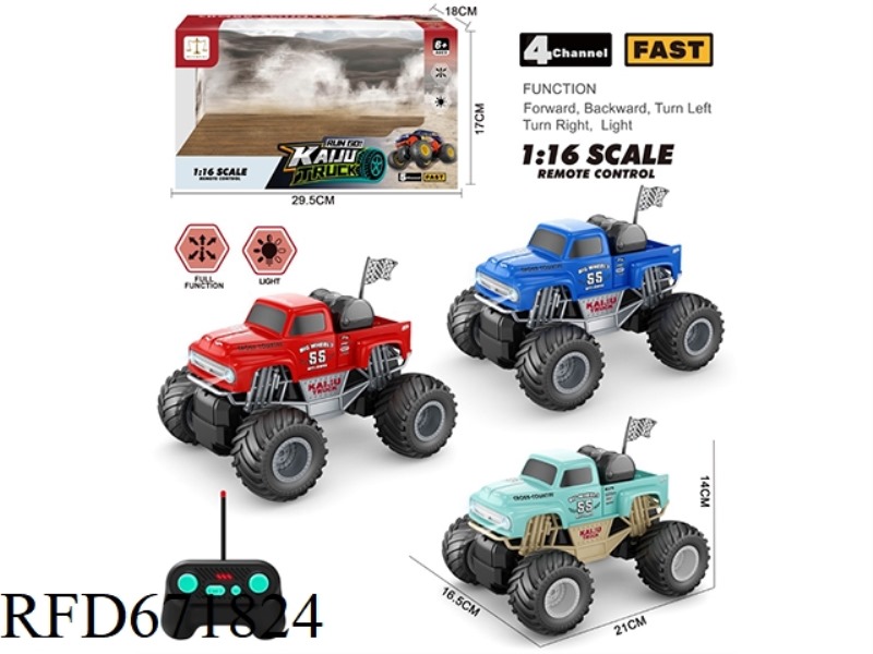1:16 FOUR-WAY PICKUP TRUCK CLIMBING VEHICLE
