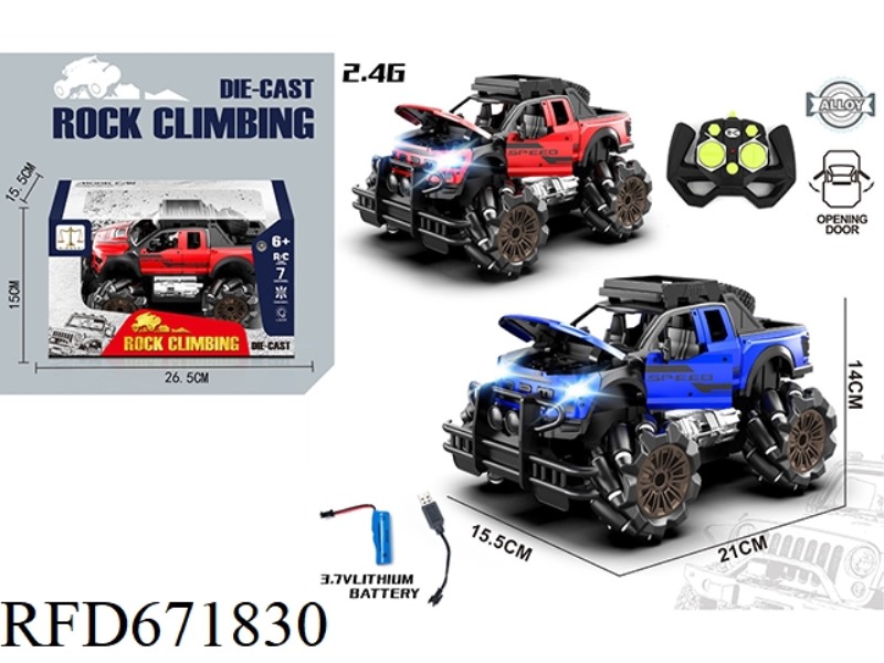 1:187 ALLOY 3-DOOR STUNT CLIMBING RAPTOR