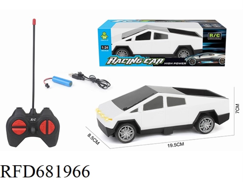 1:20 FOUR-WAY REMOTE CONTROL CAR TESLA CHARGED.