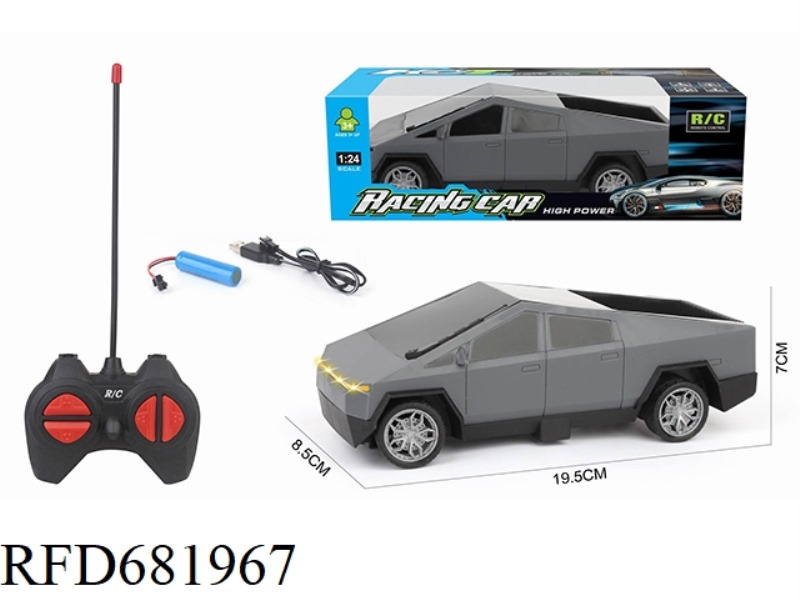 1:20 FOUR-WAY REMOTE CONTROL CAR TESLA CHARGED.