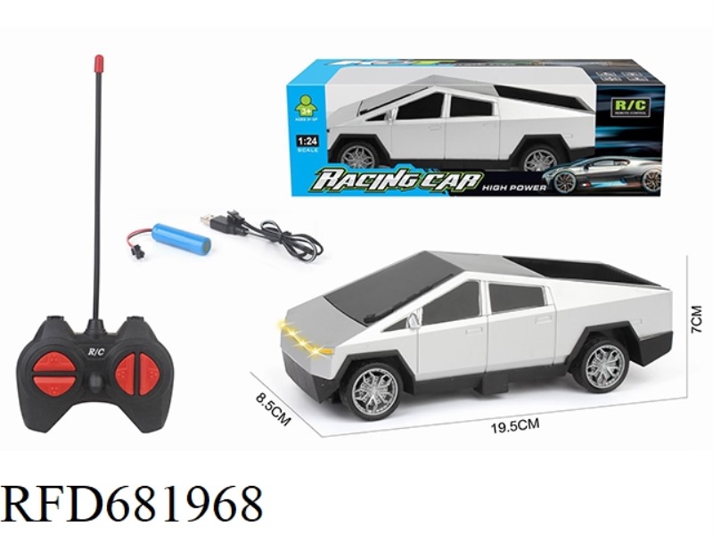 1:20 FOUR-WAY REMOTE CONTROL CAR TESLA CHARGED.