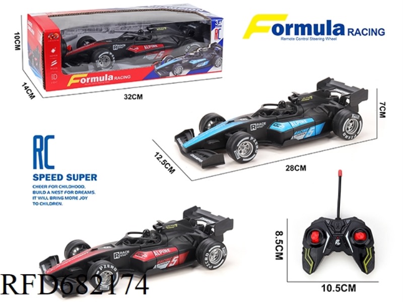 FOUR-WAY F1 EQUATION REMOTE CONTROL RACING CAR 1:14