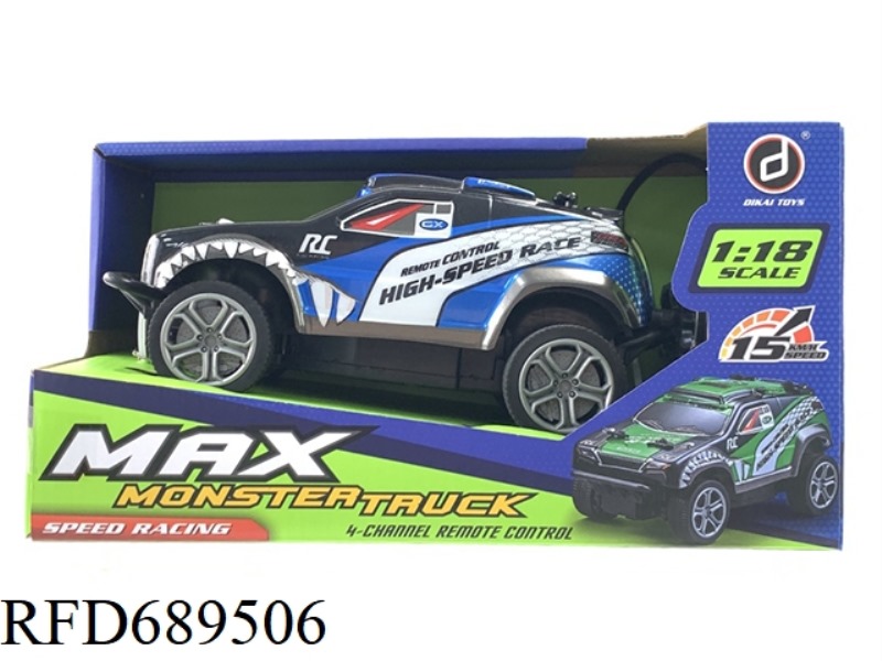 1:18 PVC 27M FOUR-WAY REMOTE CONTROL CAR