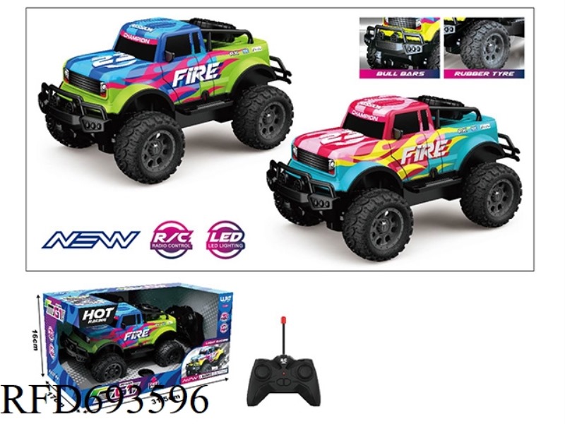 FOUR-WAY OFF-ROAD LIGHTING REMOTE CONTROL CAR WITH TRY ME
