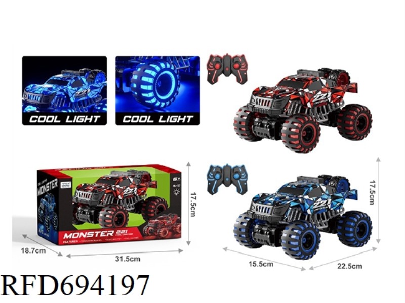 2.4G1:20 FOUR-WAY FOUR-WHEEL BIGFOOT WITH LIGHTS