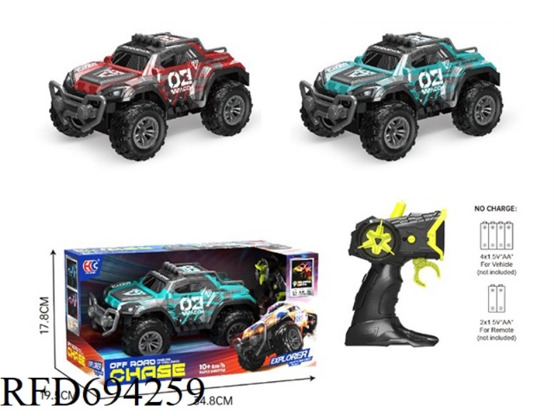 7 COLOR LIGHTS 5 REMOTE CONTROL
OFF-ROAD PICKUP TRUCK