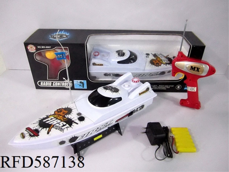 THREE-WAY REMOTE CONTROL BOAT PACKAGE ELECTRICITY