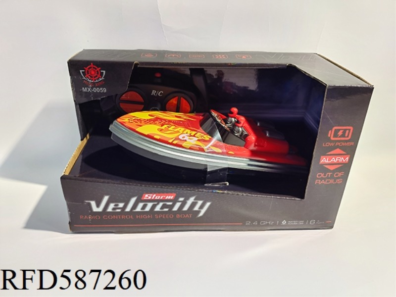 2.4G FOUR-WAY SPEEDBOAT POWER PACKAGE