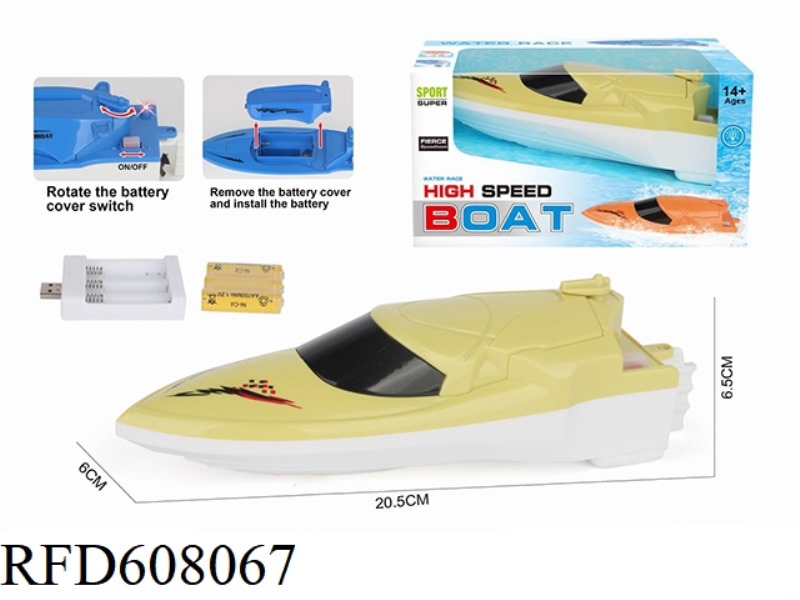 ELECTRIC BOATS (BOATS) ARE CHARGED