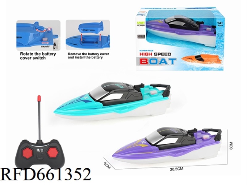 40 FREQUENCY REMOTE CONTROL CRUISE CLIPPER (BOAT) NO ELECTRICITY