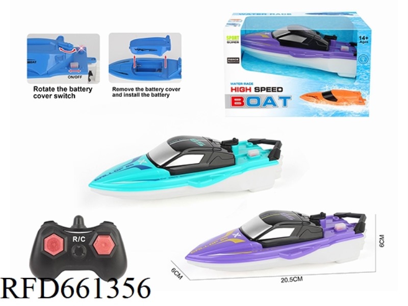 2.4 REMOTE CONTROL CRUISE CLIPPERS (BOATS) ARE NOT ELECTRIFIED