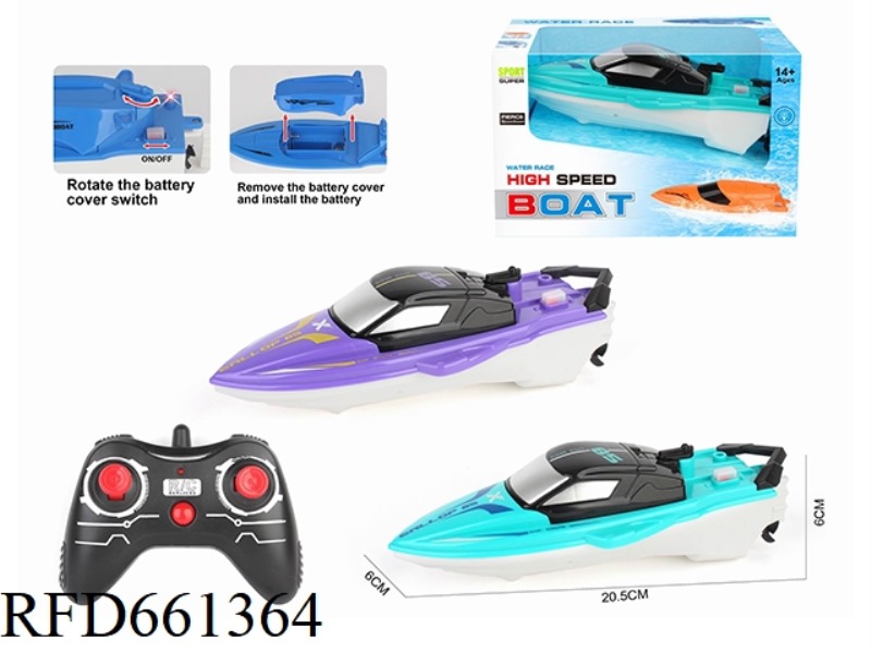 2.4 REMOTE CONTROL CRUISE CLIPPERS (BOATS) ARE NOT ELECTRIFIED