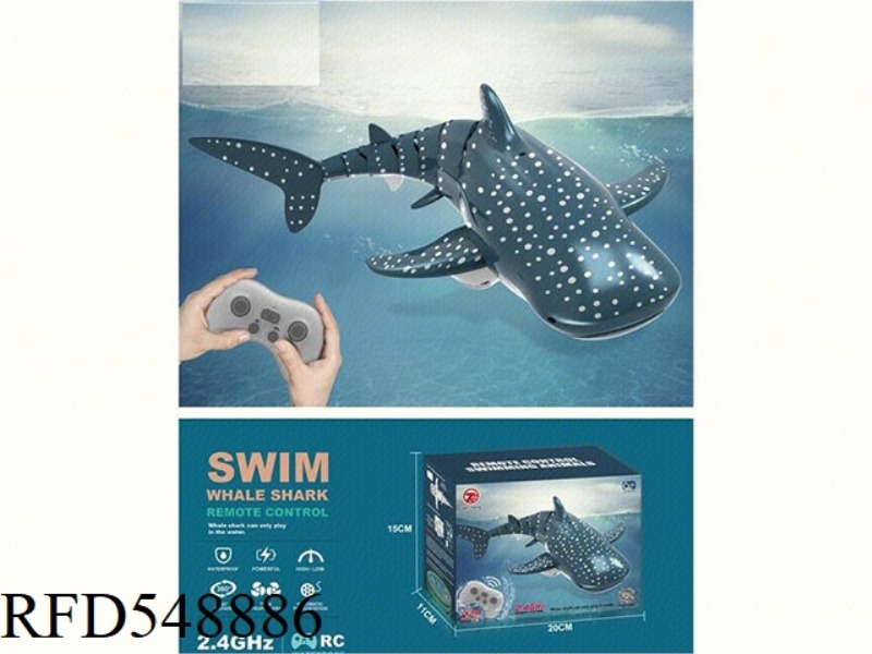 (2.4G) REMOTE CONTROL SWIMMING BLUE WHALE