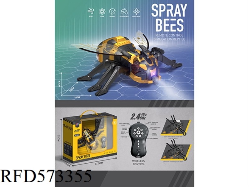 2.4G REMOTE CONTROL SPRAY MECHANICAL BEE