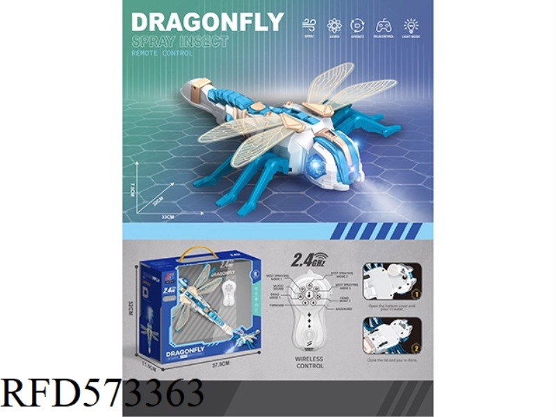 2.4G REMOTE CONTROL SPRAY DRAGONFLY