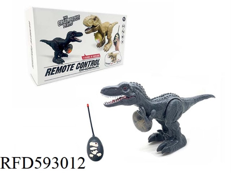 27HMZ REMOTE CONTROL EGG-HOLDING RAPTORS DINOSAURS WITH LIGHTS.