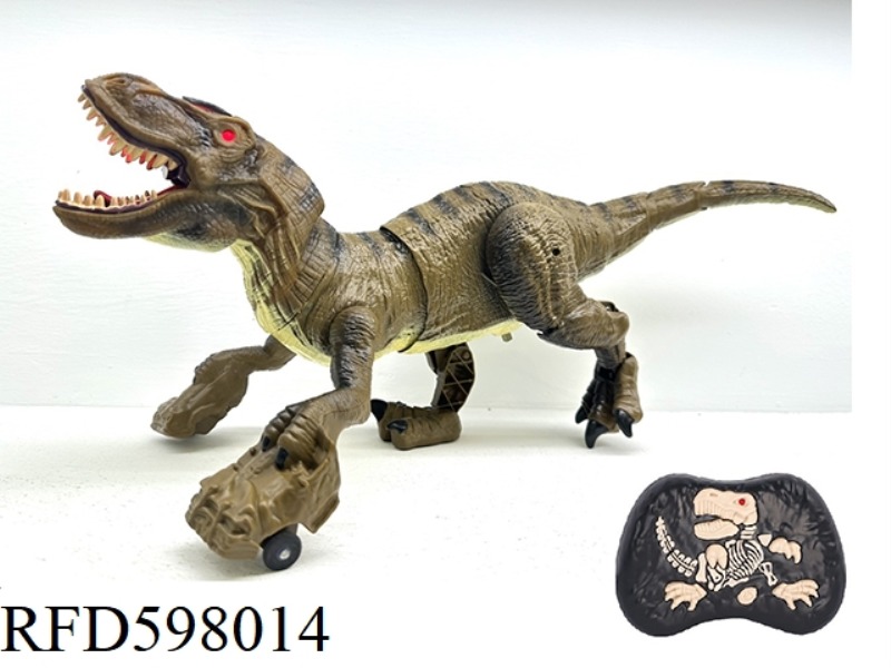 2.4G REMOTE CONTROL SPRAY CRAWLING TYRANNOSAURUS REX