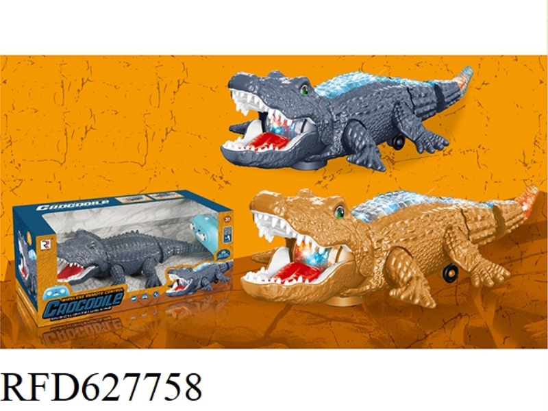 2.4G REMOTE CONTROL CROCODILE WITH LIGHTS AND MUSIC