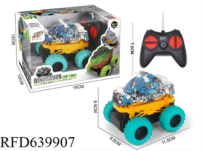 REMOTE CONTROL FOUR-WAY TRICERATOPS (GRAFFITI)