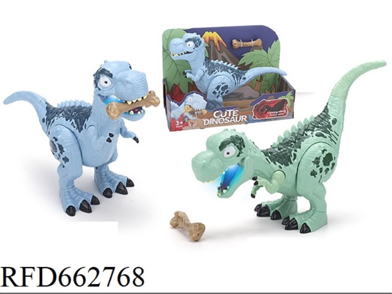 Q VERSION TYRANNOSAURUS REX (BLUE)/ELECTRIC DINOSAUR/CARTOON DINOSAUR WITH SOUND AND LIGHT
