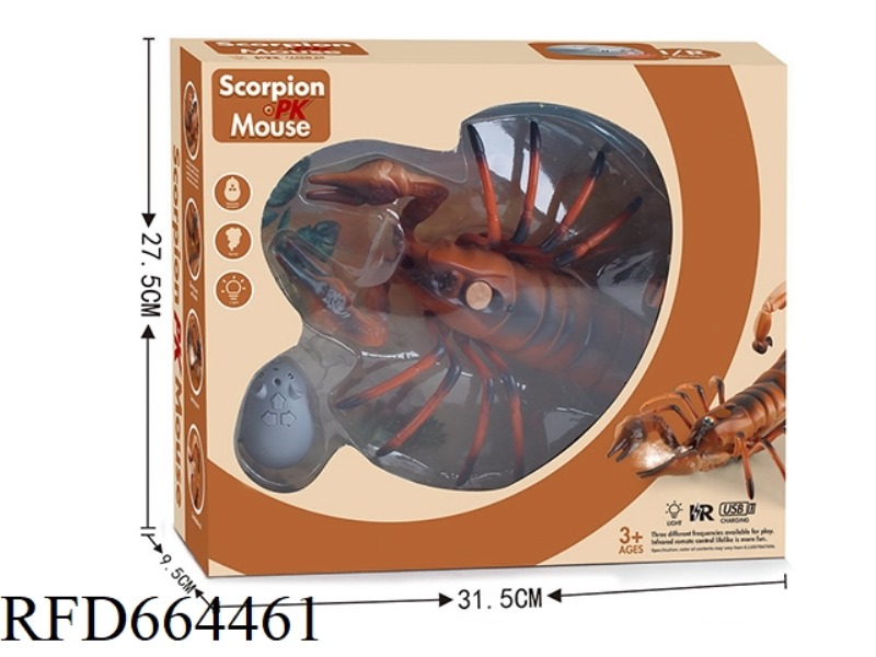 INFRARED REMOTE CONTROL SCORPION/SPRAY