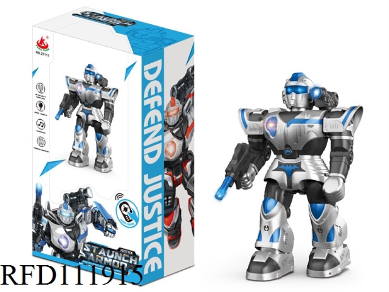 INFRARED R/C ROBOT WITH LIGHT AND VOICE