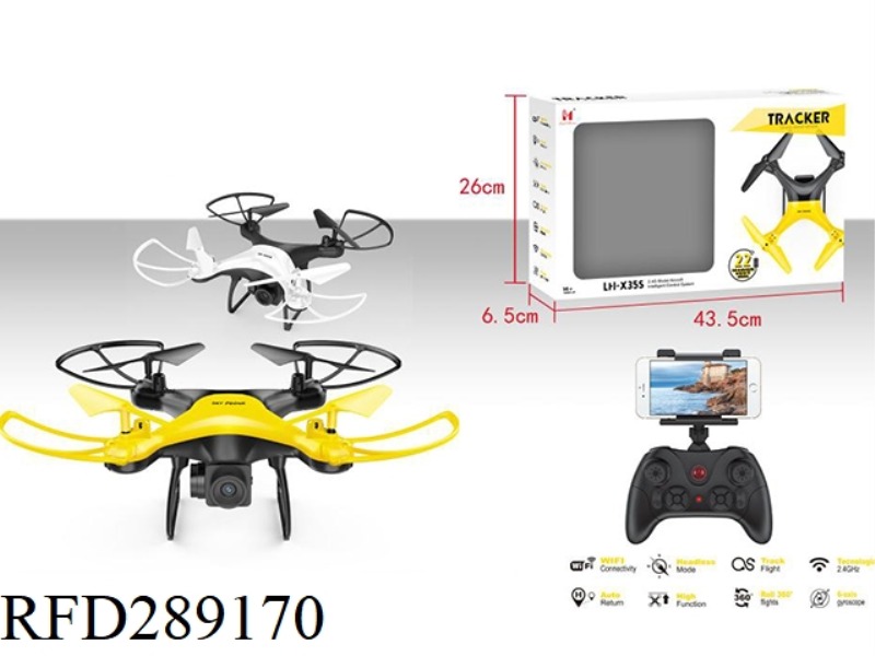 R/C DRONE WITH CAMERA AND WIFI(2MP)