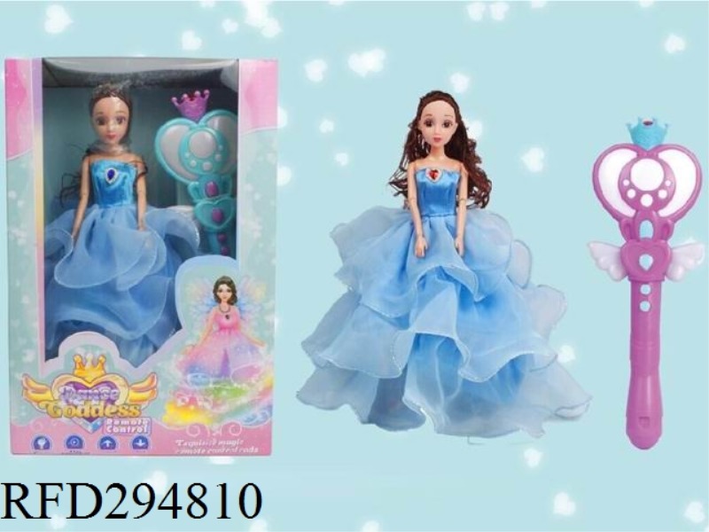 RC 2CH LIGHT MUSIC WEEDING DRESS DOLL(INCLUDE BATTERY)