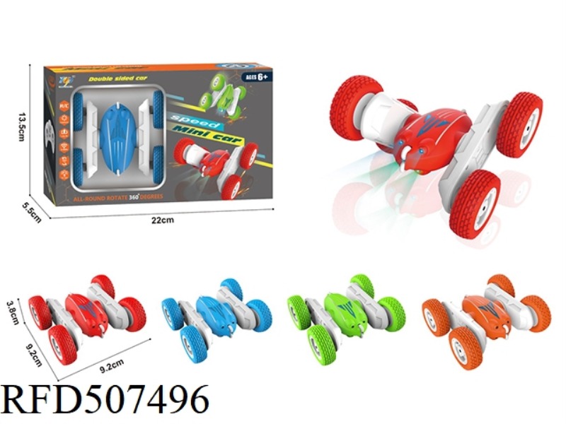 MINI DOUBLE SIDE RC STUNT CAR