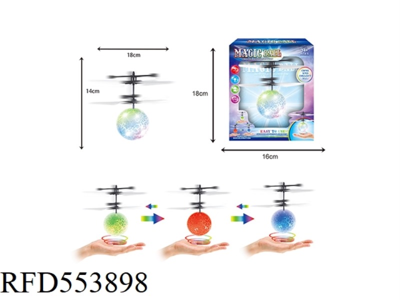 COLOR-CHANGING BALL INFRARED SENSOR SERIES