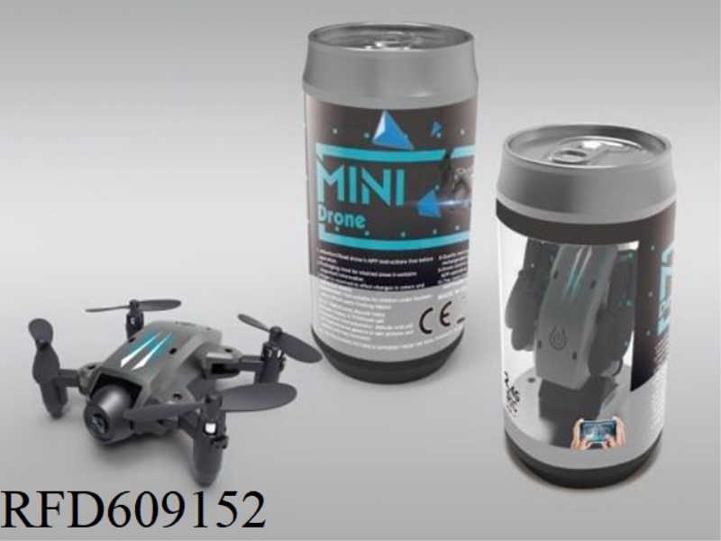 2.4G APP REMOTE CONTROL COKE CAN MINI DRONE (HD CAMERA WIFI 2 MILLION PIXELS)