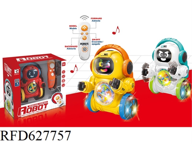 INFRARED REMOTE ROBOT WITH LIGHTS AND MUSIC