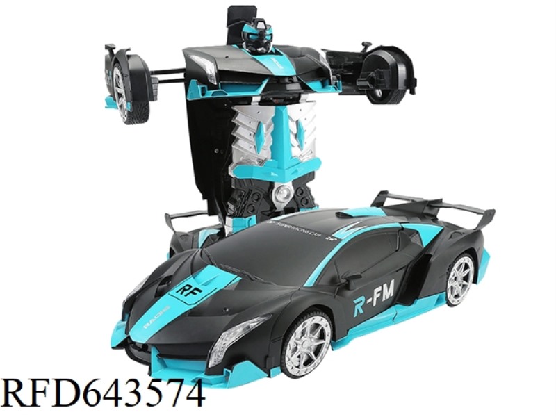 1:12 RAMBO THREE-CONTROL TRANSFORMATION CAR WITH VOICE CONTROL, GESTURE SENSING AND REMOTE CONTROL-M